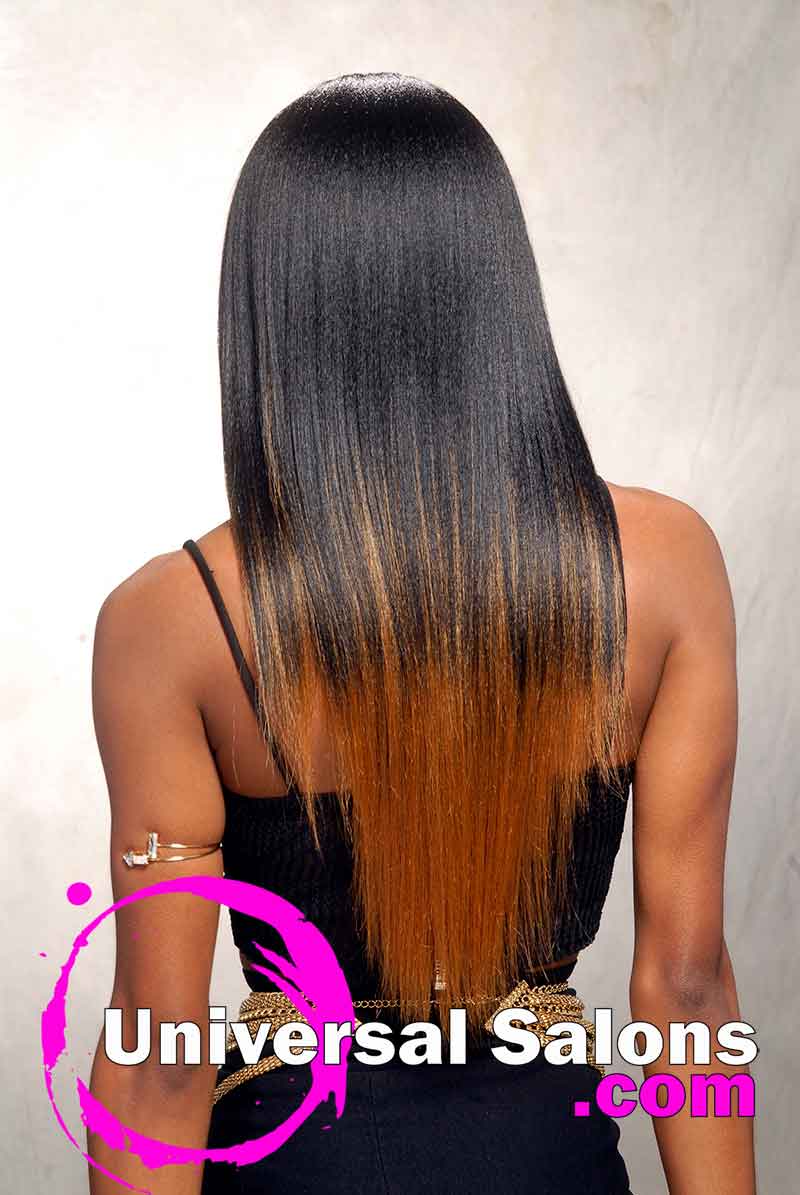 Long Ombre Hairstyle For Black Women From Terresa Murray 4 