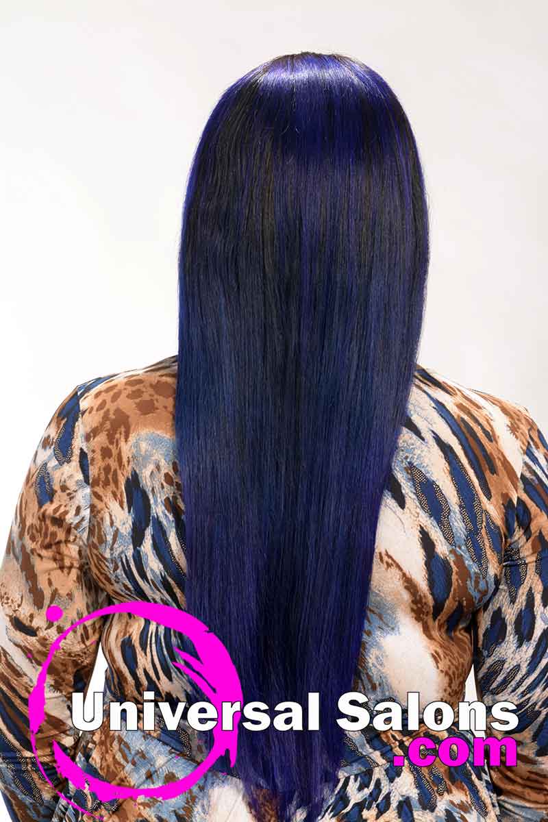 Long Royal Blue Hairstyle for Black Women from Evenia Bush (5)