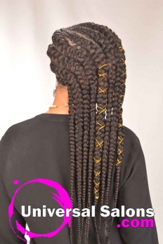 Long Sideway Sassy Braids Hairstyle from Amber McClain (2)