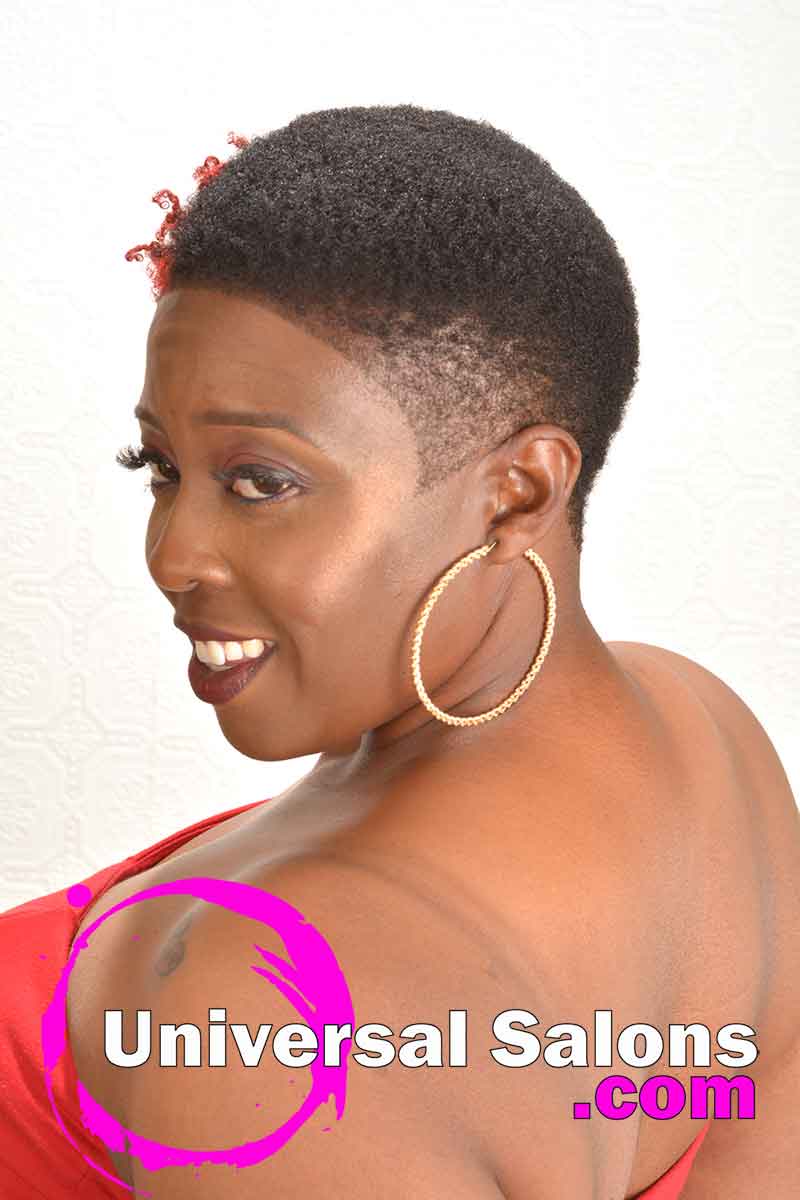 Short Natural Hairstyle with Hair Color from Bishop Da Showstopper (4)