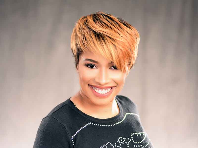 Short Hairstyle with Color